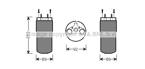 AVA QUALITY COOLING Kuivain, ilmastointilaite RTD556